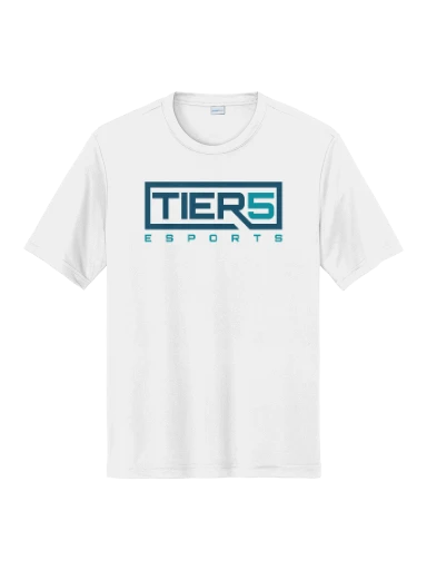 Tier 5 Fundraising Store PosiCharge Competitor Tee preview, front