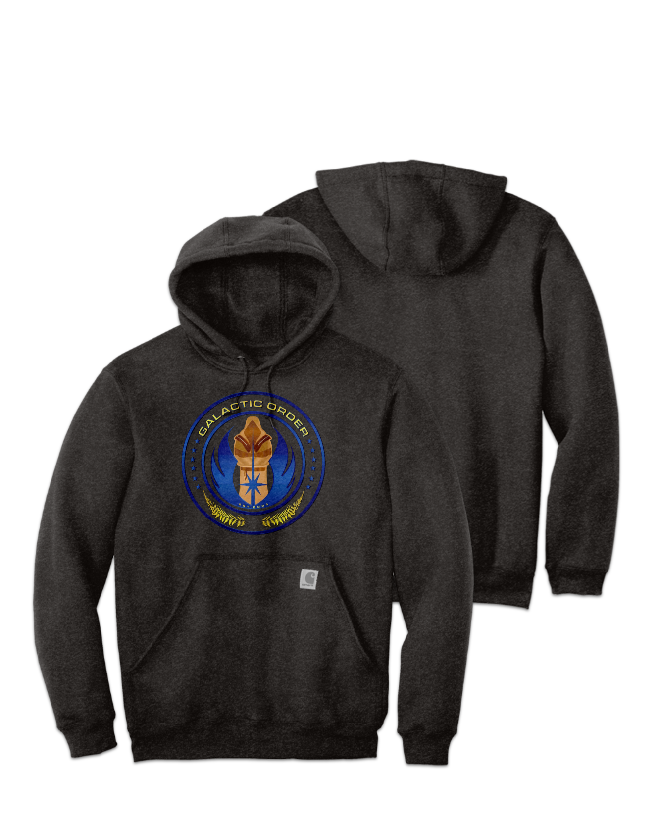 Rendered product preview, stack