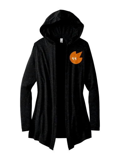 Women's Perfect Tri Hooded Cardigan preview, front