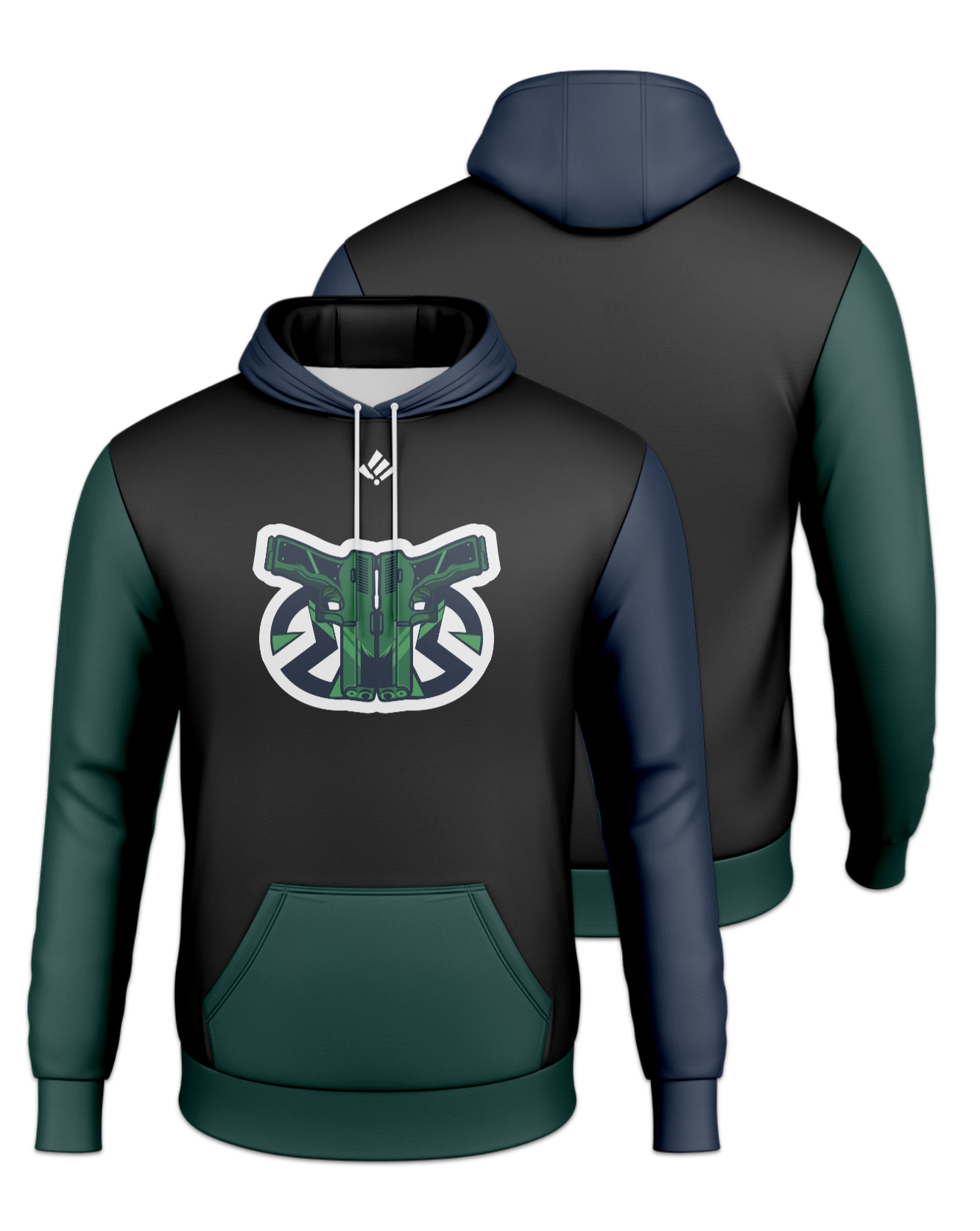 Rendered product preview, stack