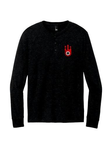 Perfect Tri Long Sleeve Henley preview, front