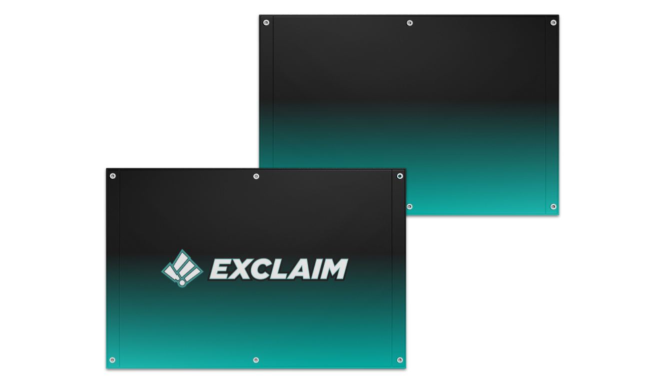 Rendered product preview, stack