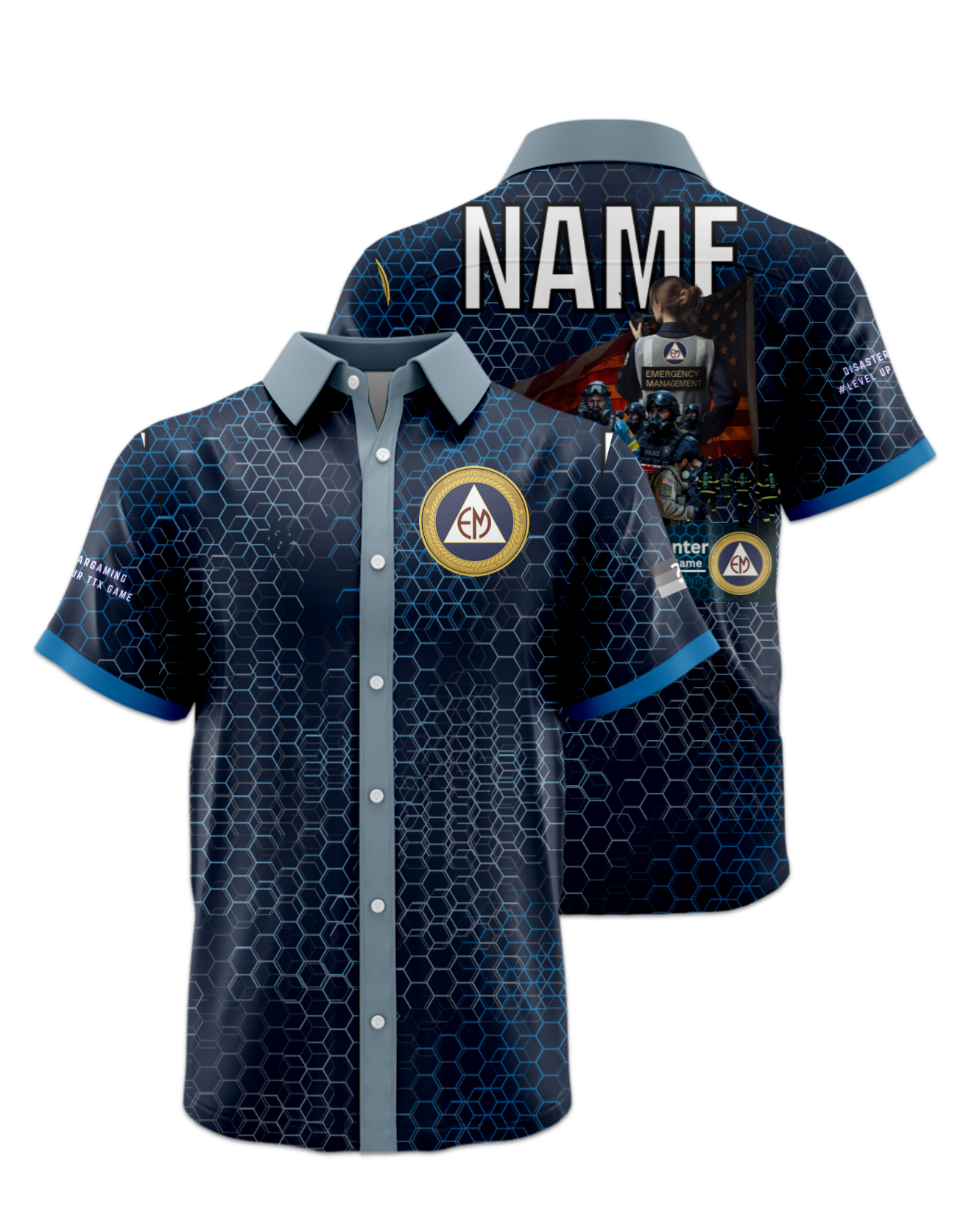 Rendered product preview, stack