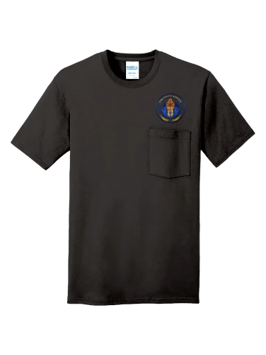 Port & Co Core Cotton Pocket Tee preview, front