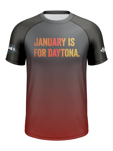 January is for Daytona Jersey preview, front
