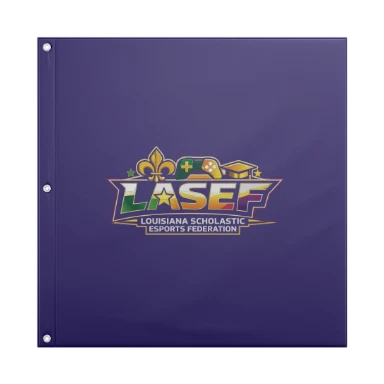 LASEF Flag with Grommets - 24"x24" preview, front