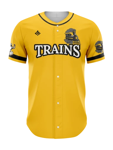 Sublimated Full Button Baseball Jersey preview, front