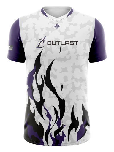 Split Collar Esports Jersey preview, front