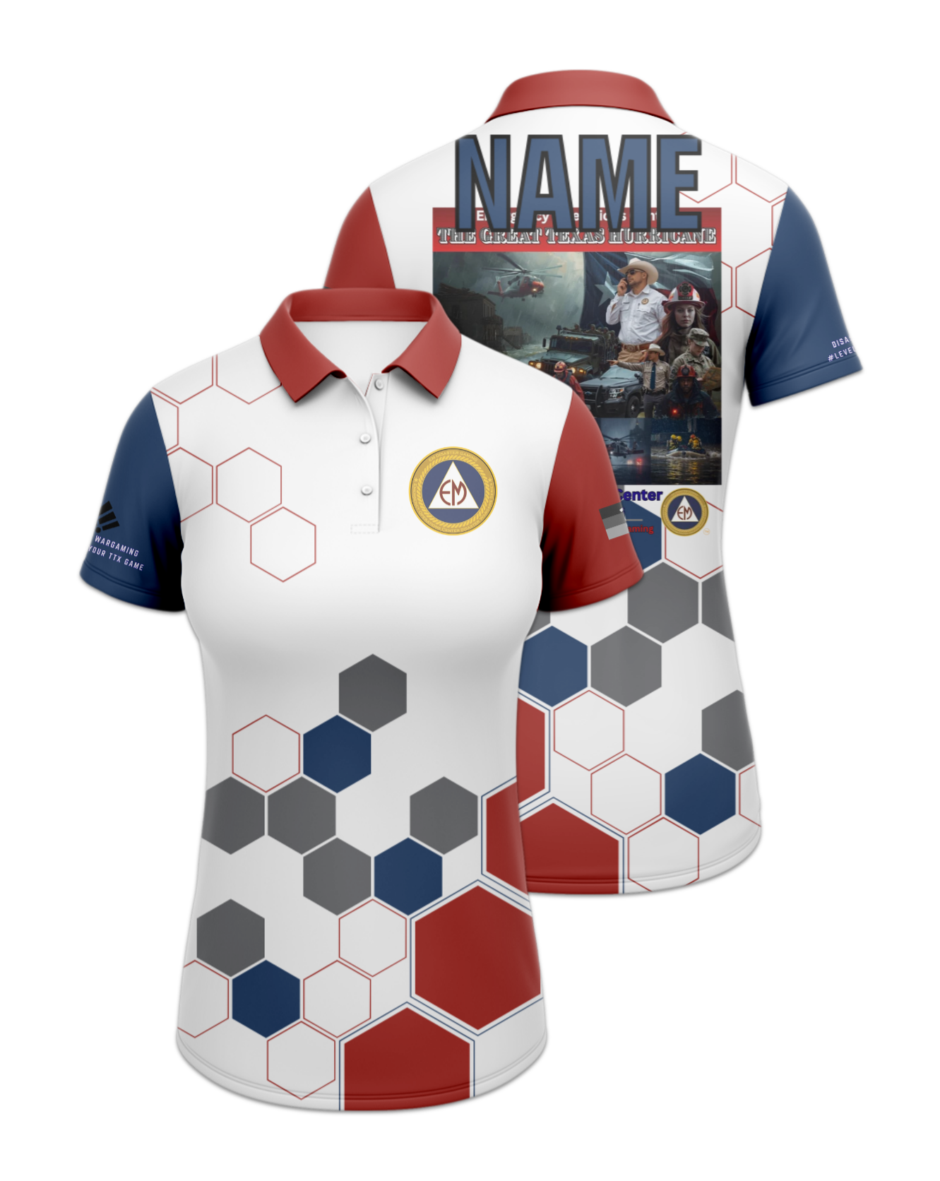 Rendered product preview, stack