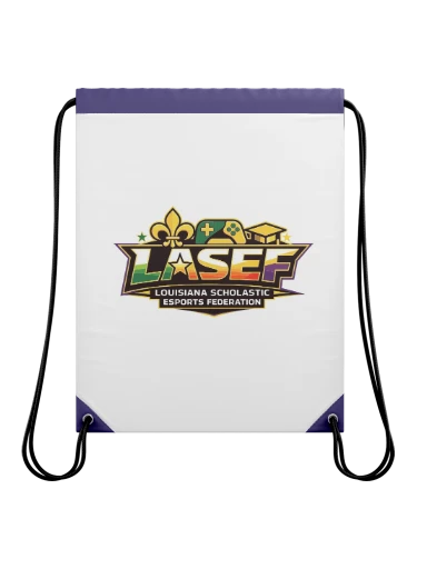 LASEF Drawstring Bag - 14" x 18" preview, front
