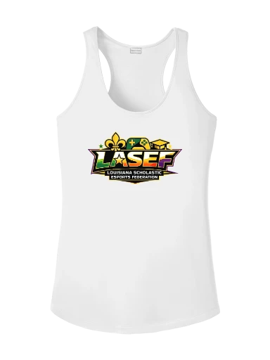 LASEF Women's PosiCharge Competitor Racerback Tank preview, front