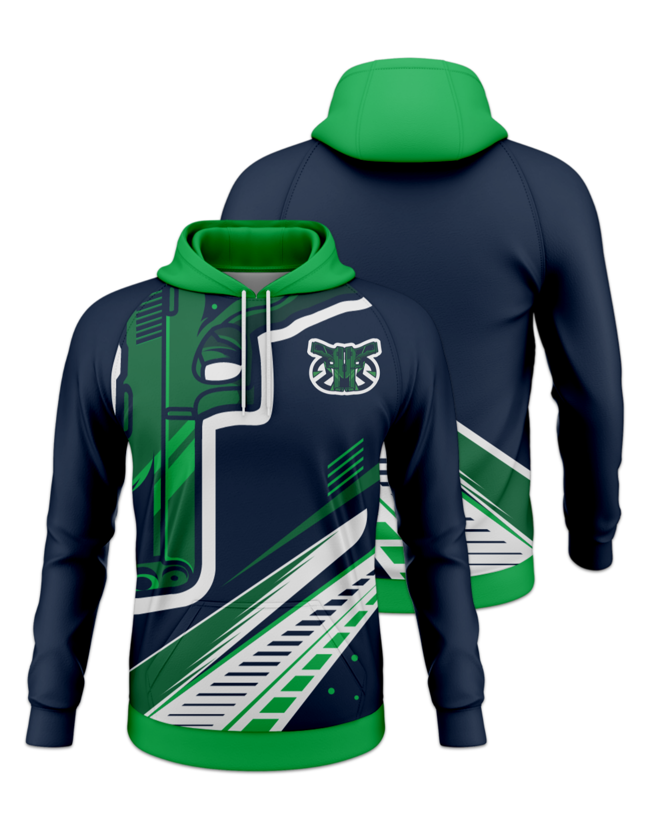 Rendered product preview, stack