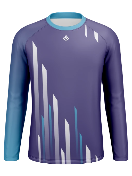 Men's Raglan Long Sleeve Crew Neck Jersey