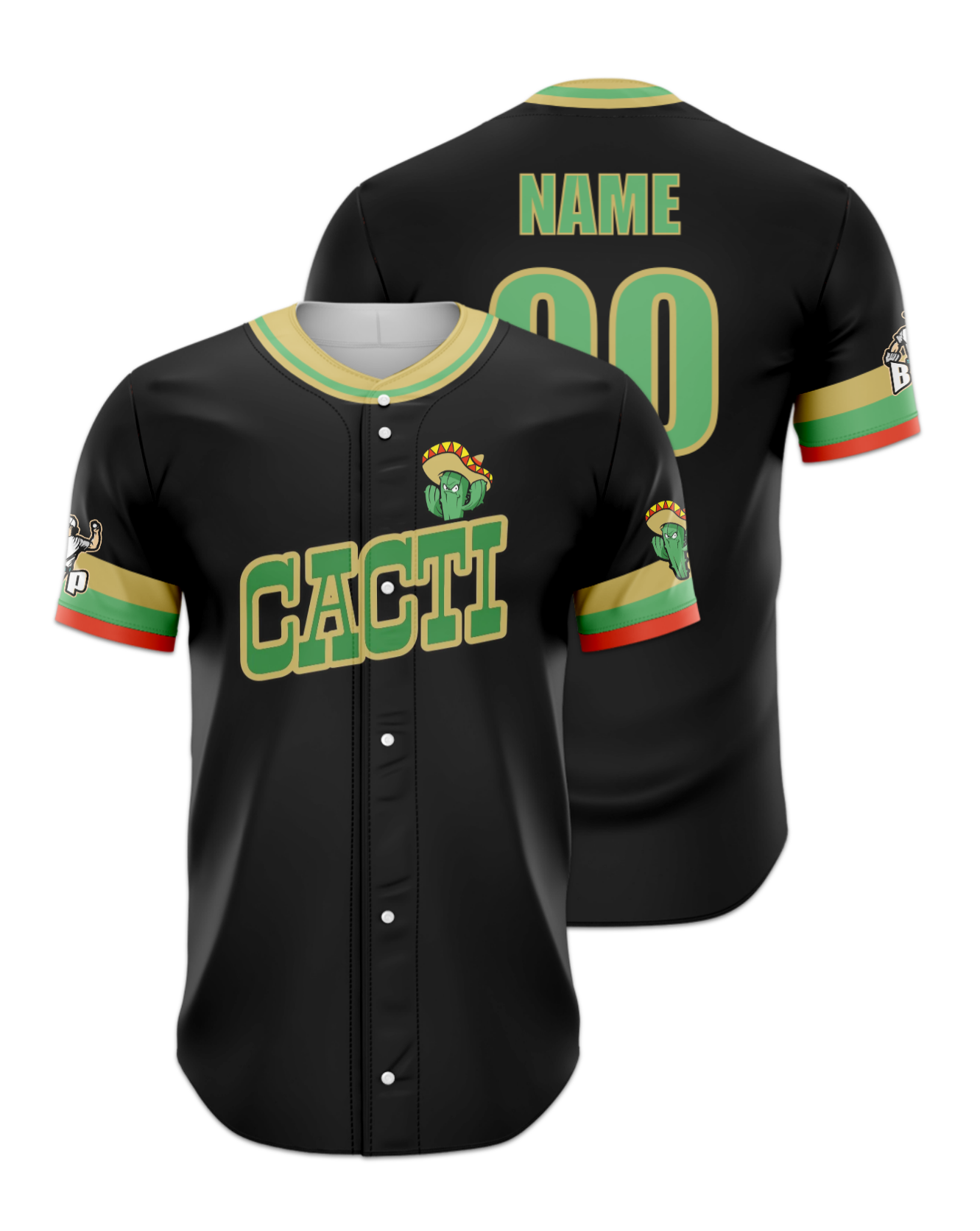 Rendered product preview, stack