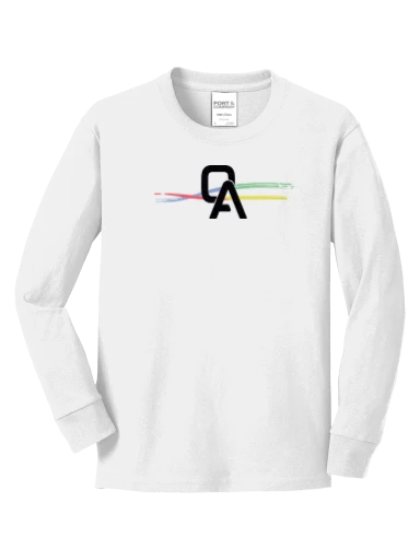 Youth Long Sleeve Core Cotton Tee preview, front