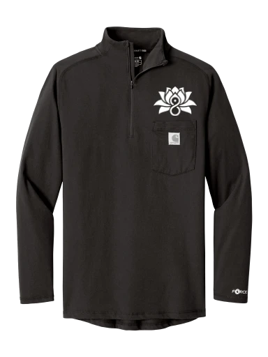 Carhartt Force 1/4-Zip Long Sleeve T-Shirt preview, front