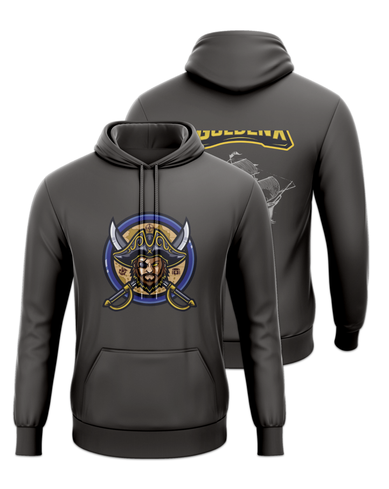 Rendered product preview, stack