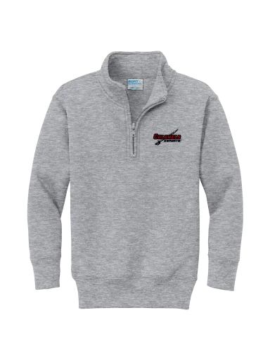 Port & Co Youth Core Fleece 1/4-Zip Pullover Sweatshirt preview, front