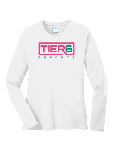 Tier 6 Fundraising Store Women's Long Sleeve Core Cotton Tee preview, front