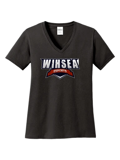 Women's Core Cotton V-Neck Tee preview, front