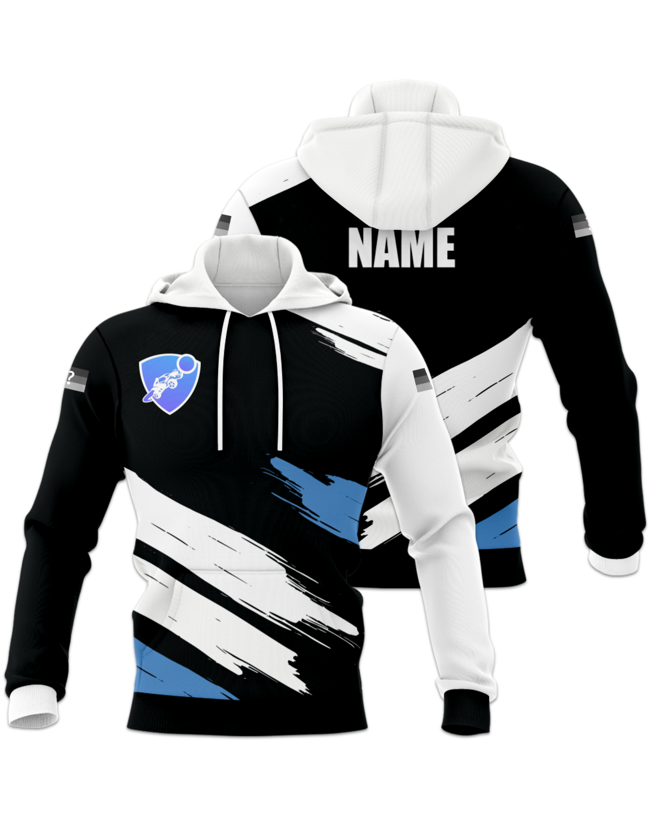 Rendered product preview, stack