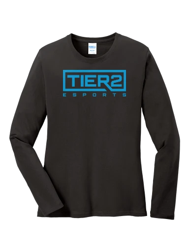Tier 2 Fan Store Women's Long Sleeve Core Cotton Tee preview, front