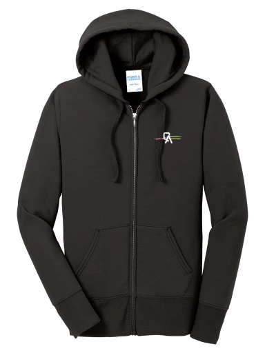 Women's Core Fleece Full-Zip Hooded Sweatshirt preview, front