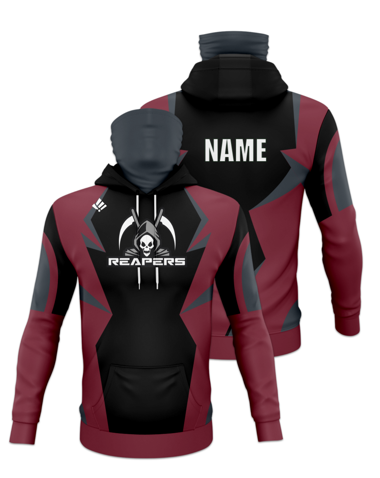 Rendered product preview, stack