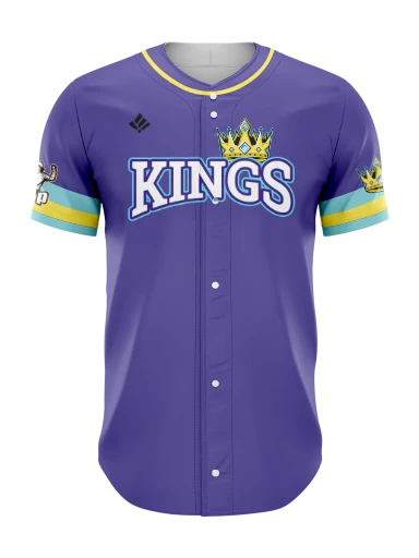 Sublimated Full Button Baseball Jersey preview, front