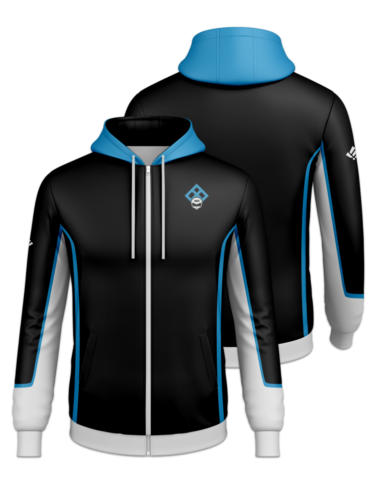 Rendered product preview, stack