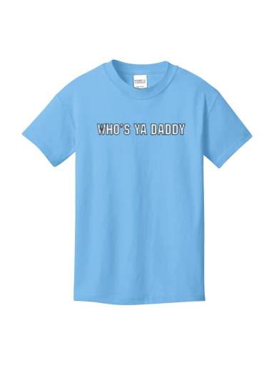 Youth Big Dog Tee Blue preview, front