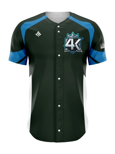 Sublimated Full Button Baseball Jersey preview, front