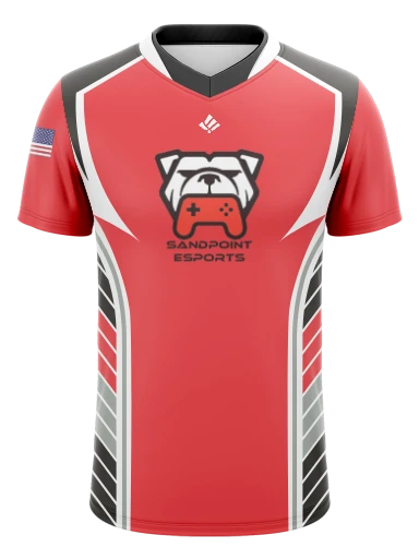 Dual Collar Esports Jersey preview, front