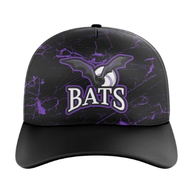 Sublimated 5 Panel Curved Bill Cap preview, front