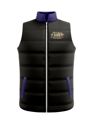 LASEF Puffer Vest preview, front