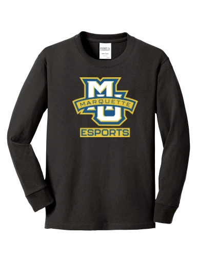 Youth Long Sleeve Core Cotton Tee preview, front