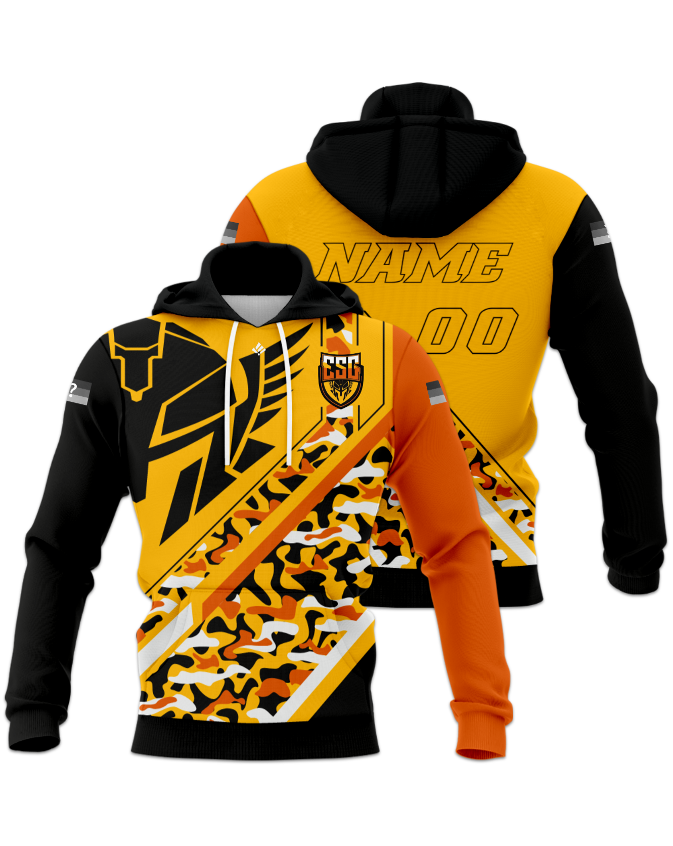 Rendered product preview, stack