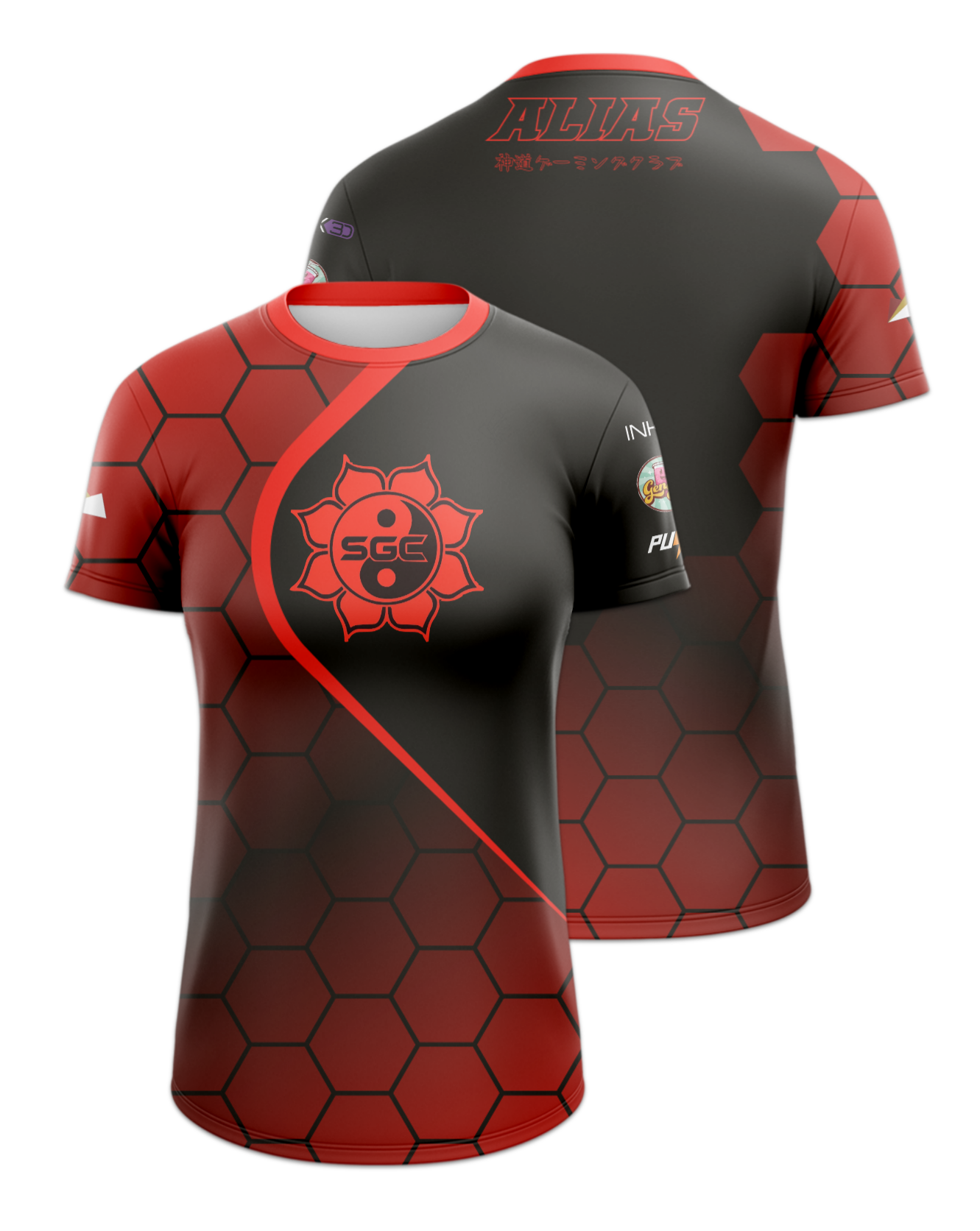 Rendered product preview, stack