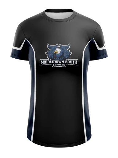 Custom Womans Crew Neck Esports Jersey preview, front