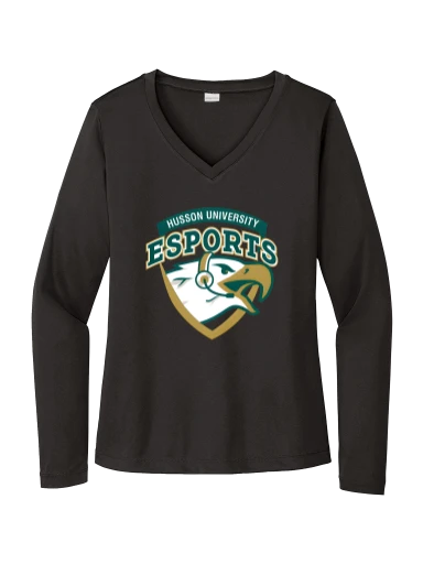 Women's Long Sleeve PosiCharge Competitor V-Neck Tee preview, front
