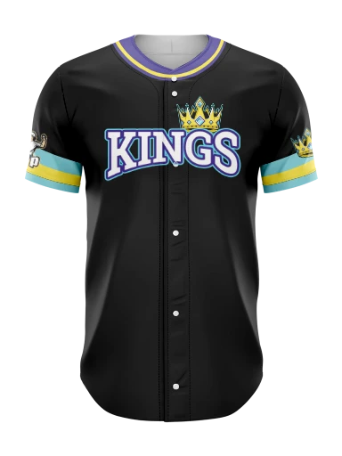 Sublimated Full Button Baseball Jersey preview, front