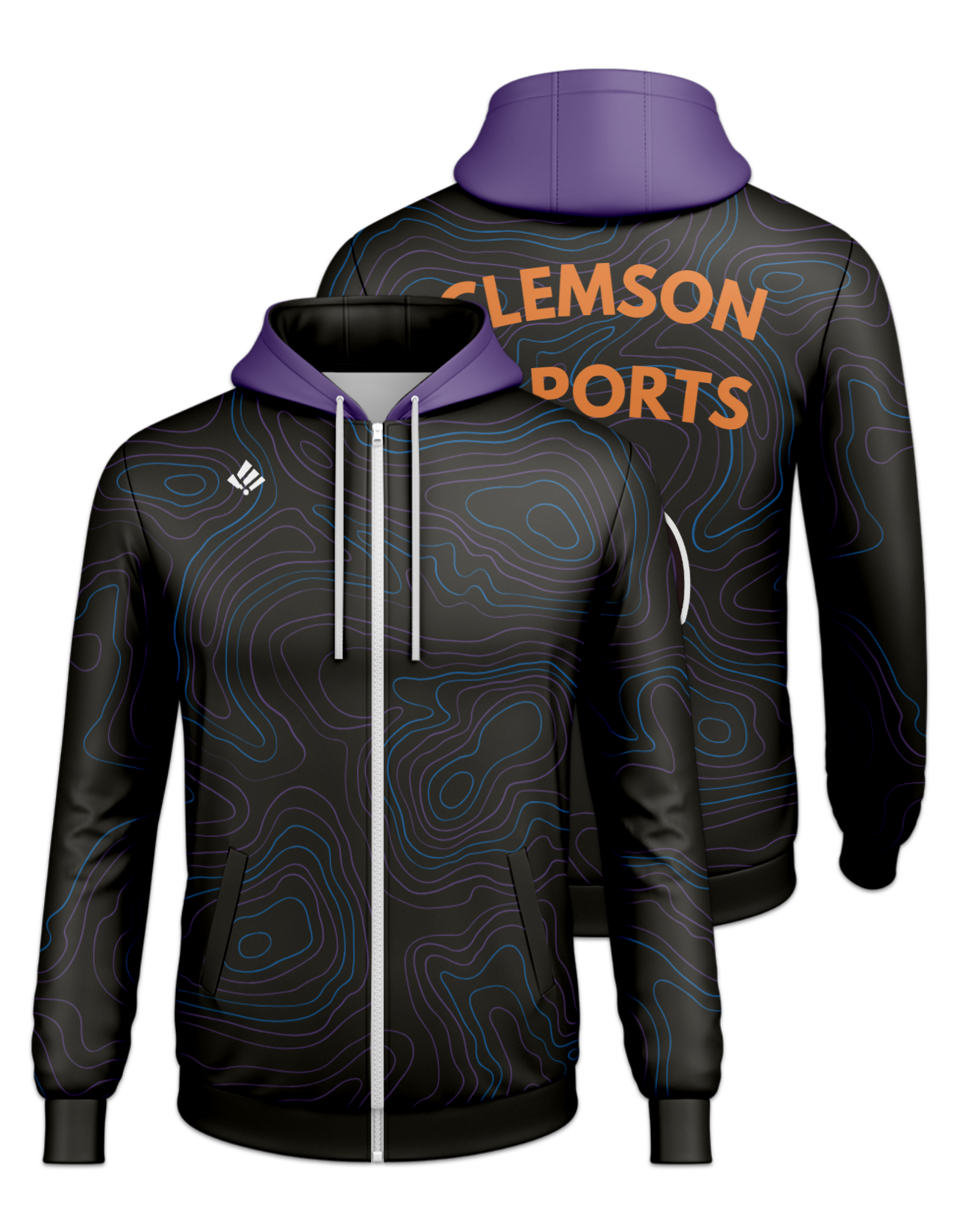 Rendered product preview, stack