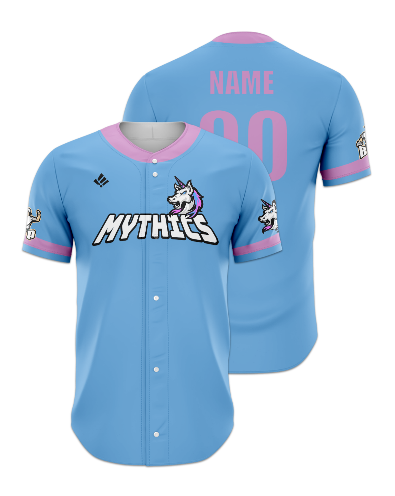 Rendered product preview, stack