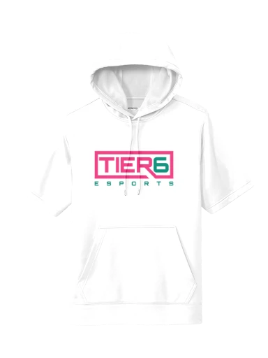 Tier 6 Fundraising Store Sport-Wick Fleece Short Sleeve Hooded Pullover preview, front