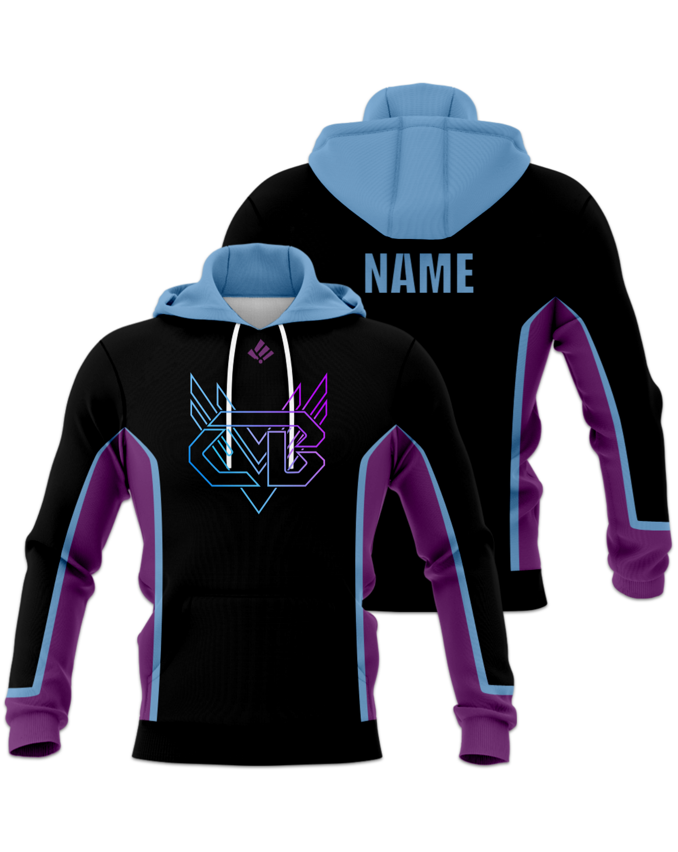 Rendered product preview, stack