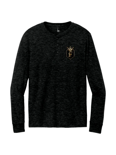 District Perfect Tri Long Sleeve Henley preview, front