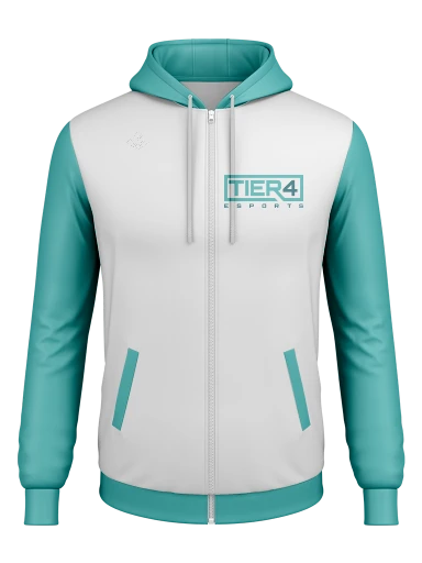 Tier 4 Esports Team Store Hooded Soft Shell Full Zip Jacket preview, front