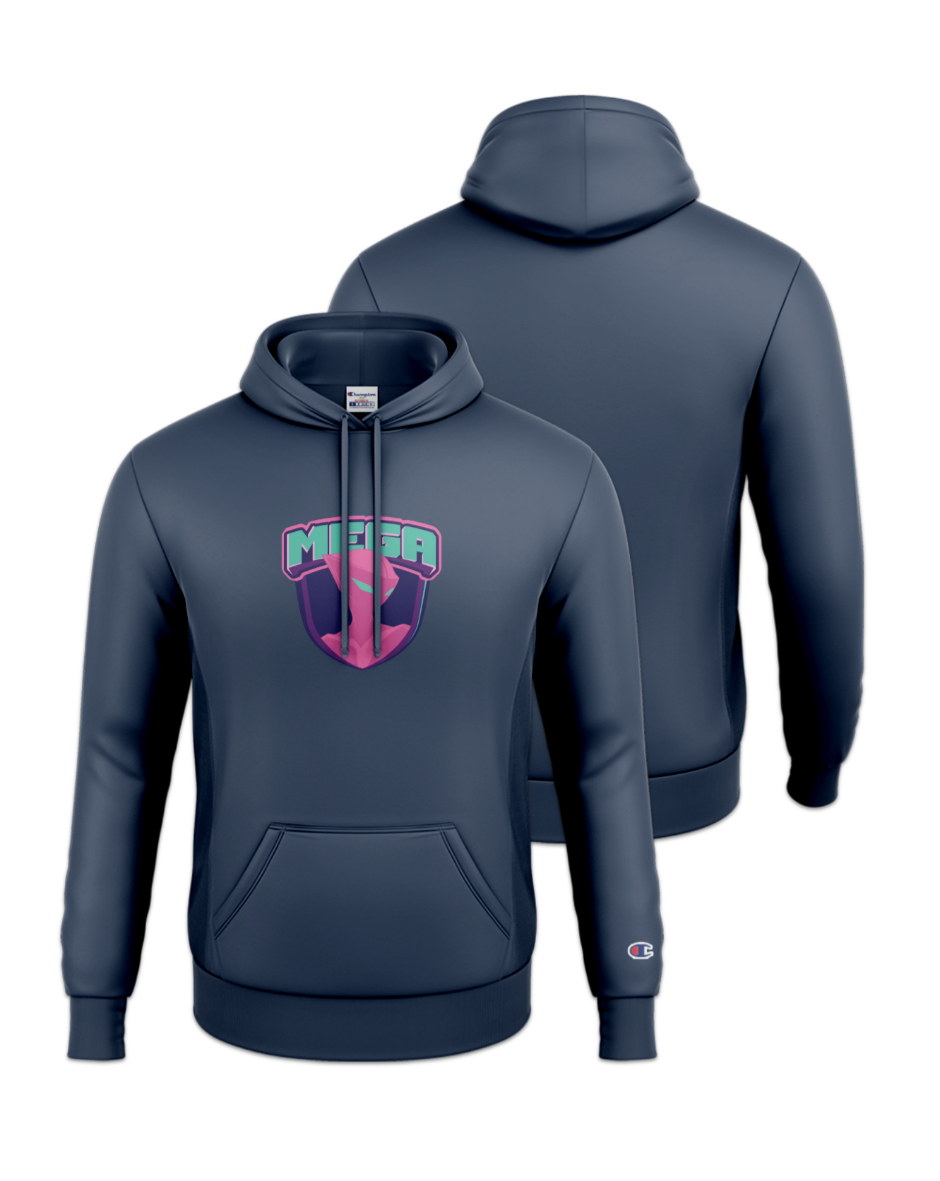 Rendered product preview, stack