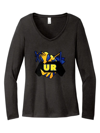Women's Perfect Tri Long Sleeve V-Neck Tee preview, front