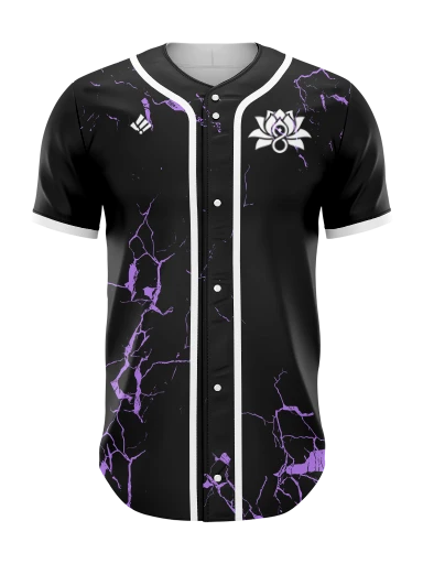Sublimated Full Button Baseball Jersey preview, front